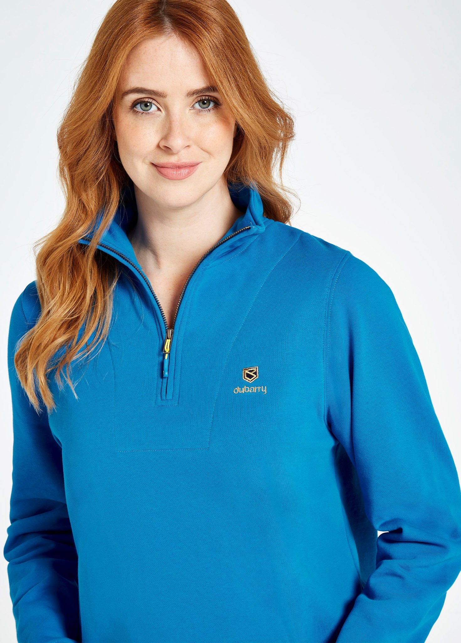 Sweat-shirt à quart de zip Castlemartyr - Greek Blue