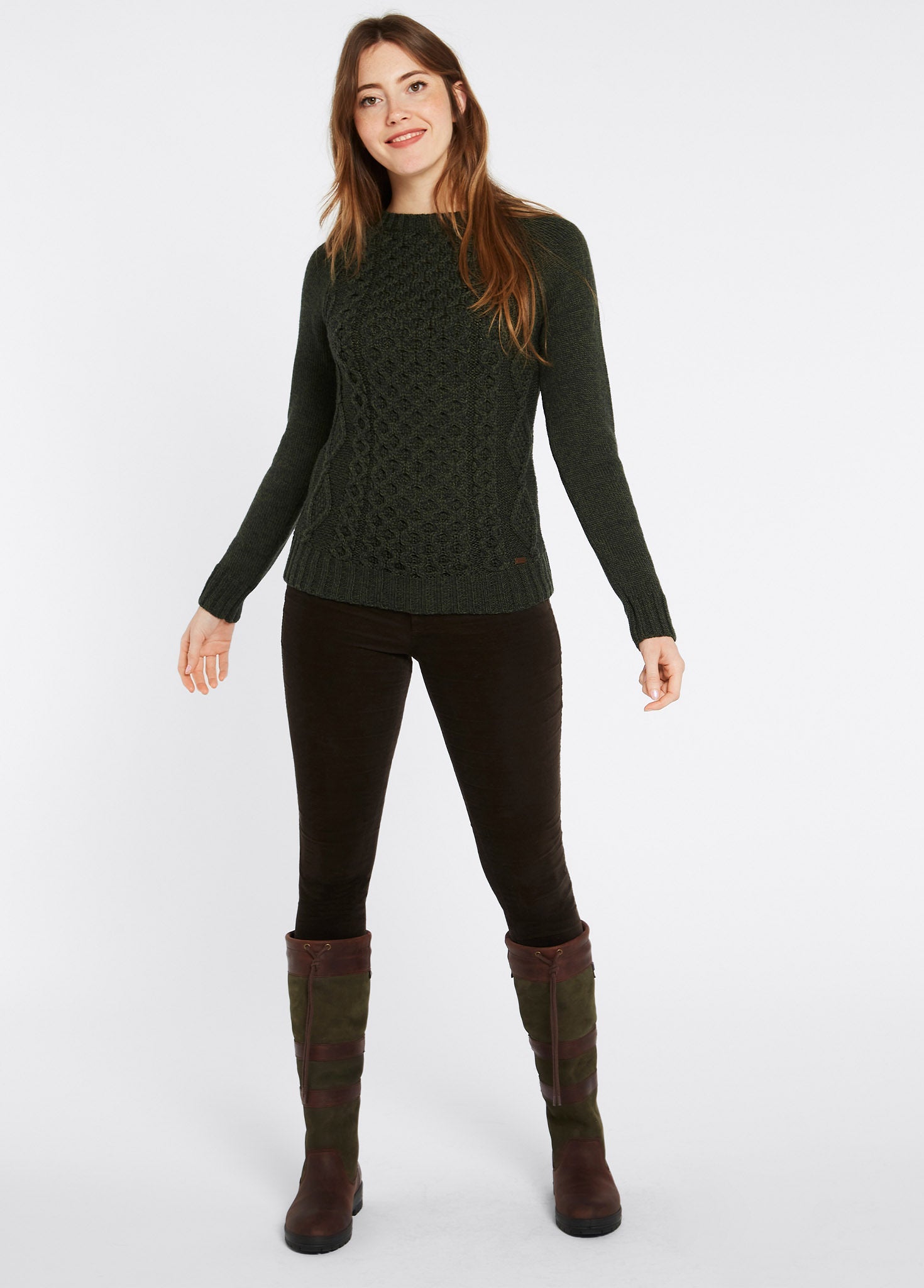 Pull Mérinos Shanley - Olive