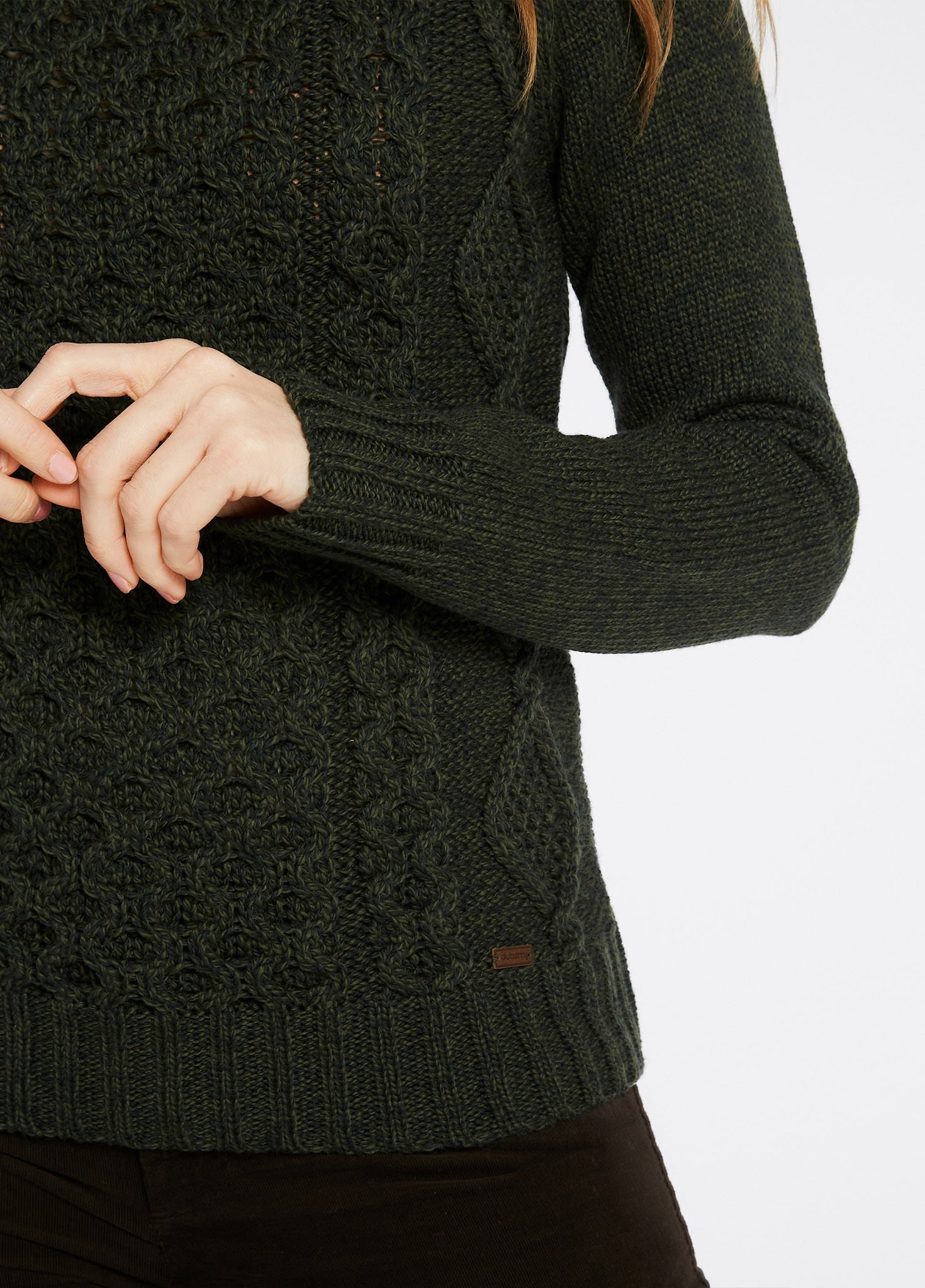 Pull Mérinos Shanley - Olive