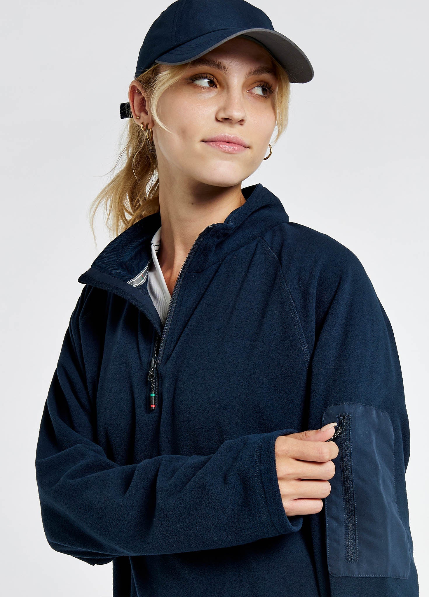 Polaire à quart de zip Valencia Femme - Navy