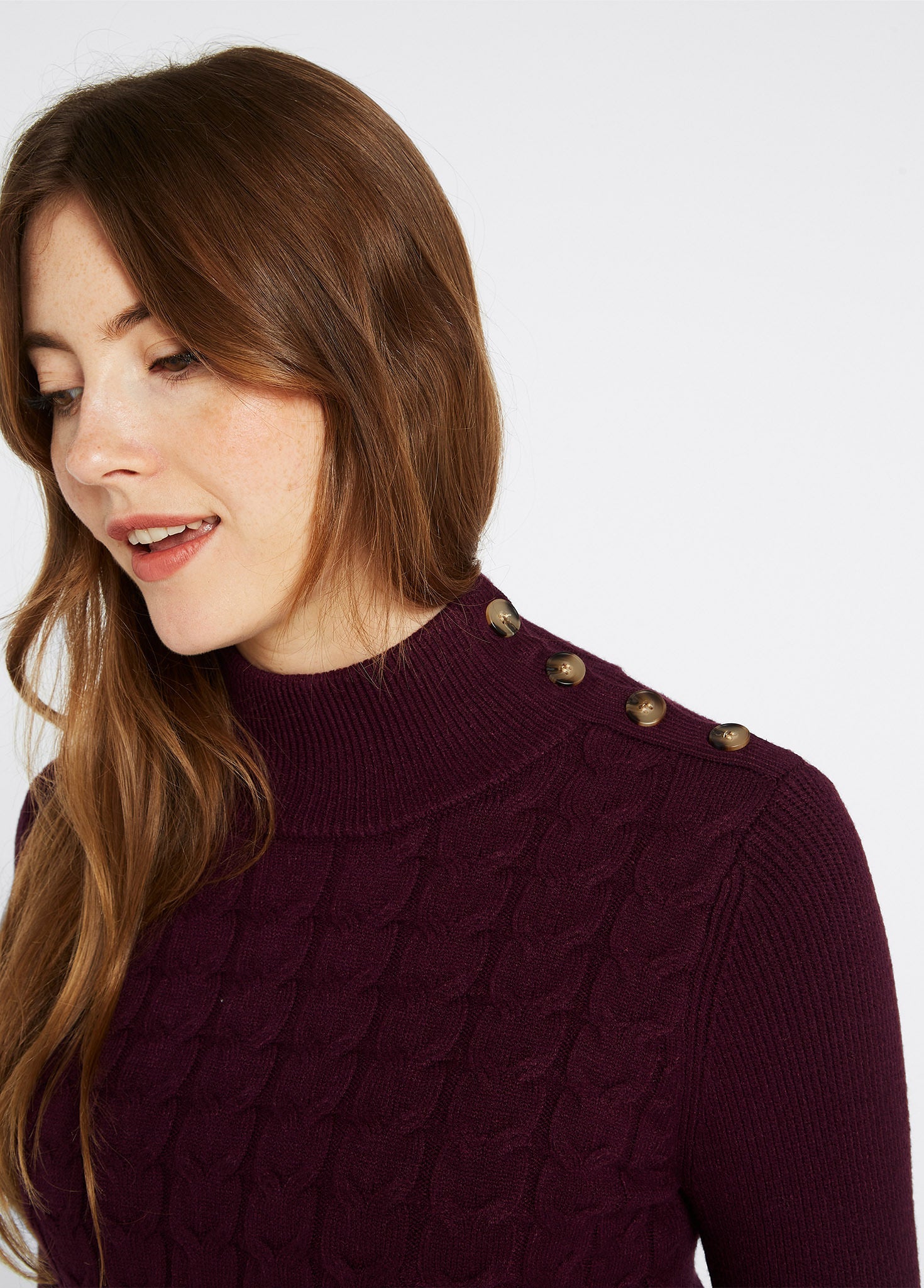 Pull Claremont Femme - Ox Blood