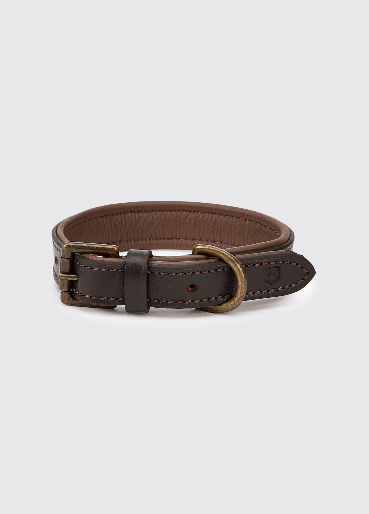 AXEL Collier pour chien en cuir - Mahogany