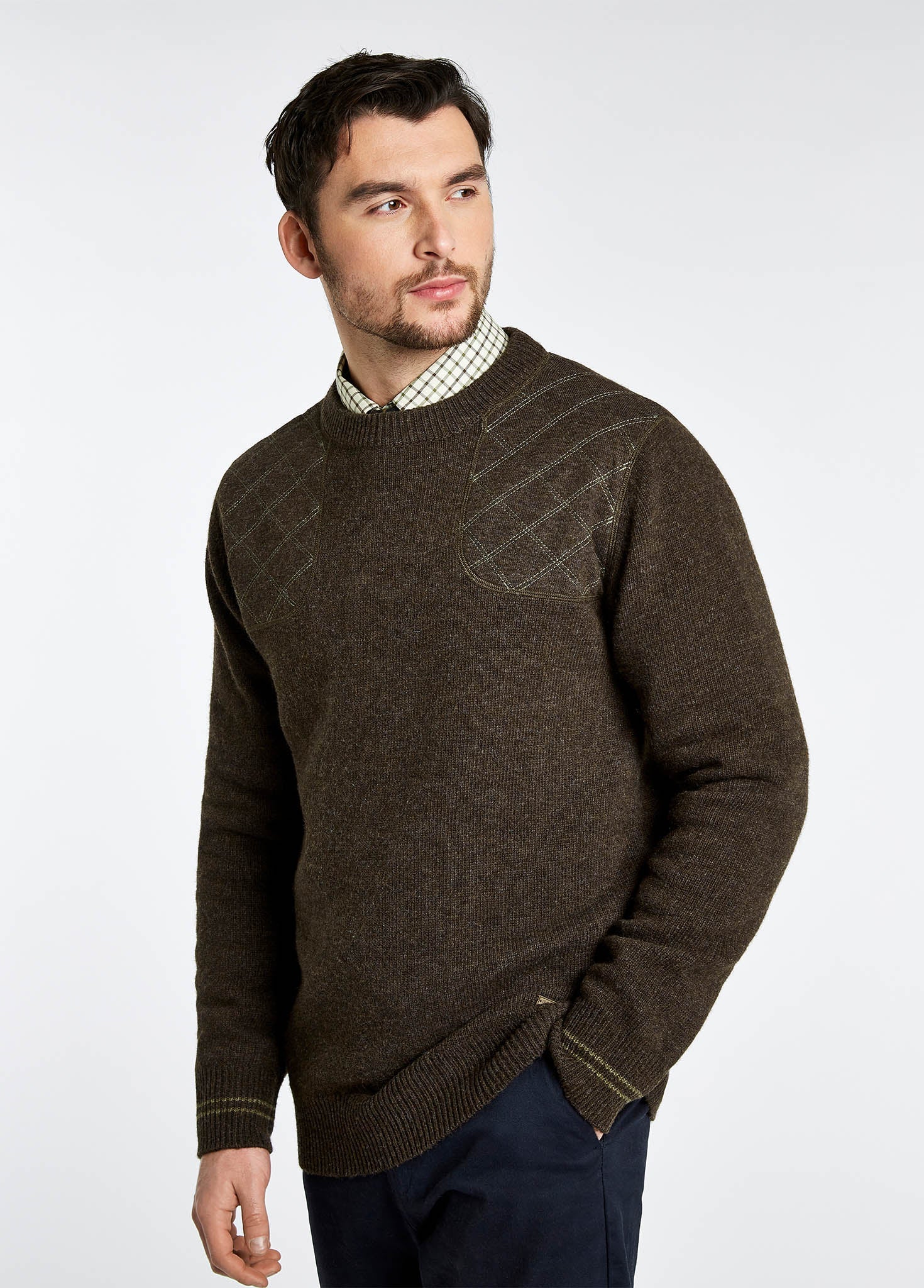 Pull en laine mélangée Clarinbridge - Mahogany