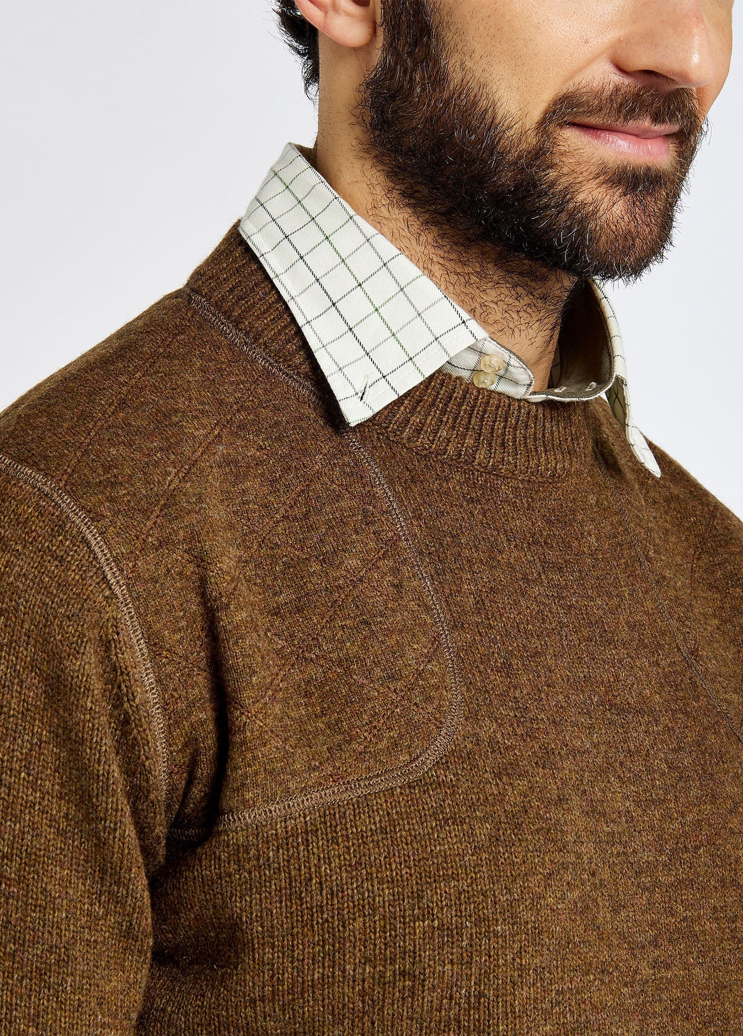 Pull en laine mélangée Clarinbridge - Bronze