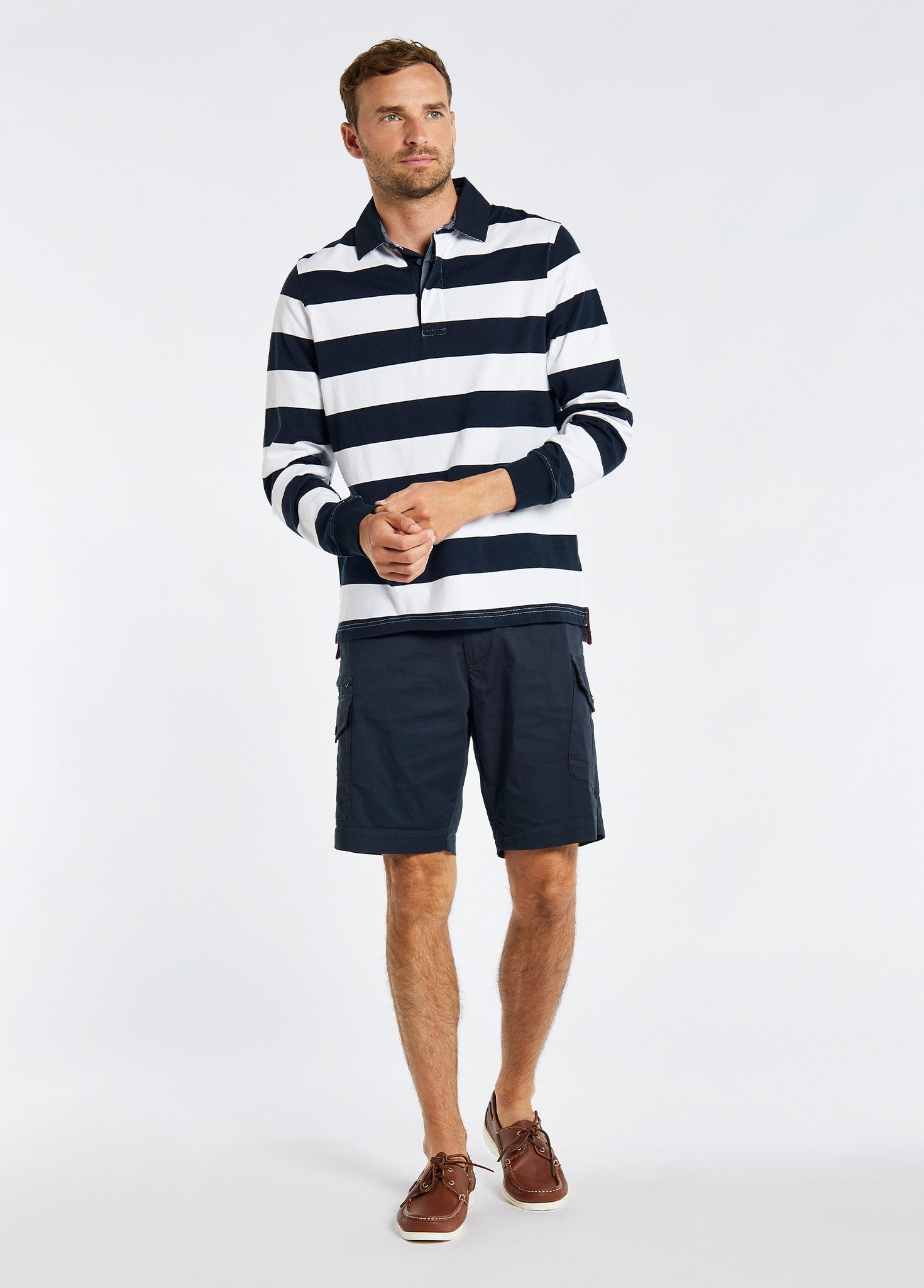 Haut de rugby Goresbridge - Navy Multi
