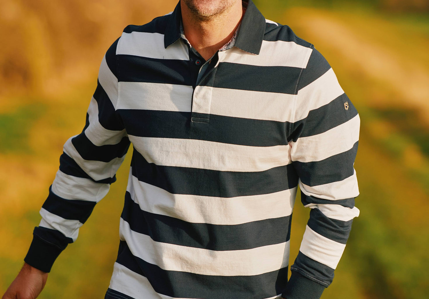Haut de rugby Goresbridge - Navy Multi