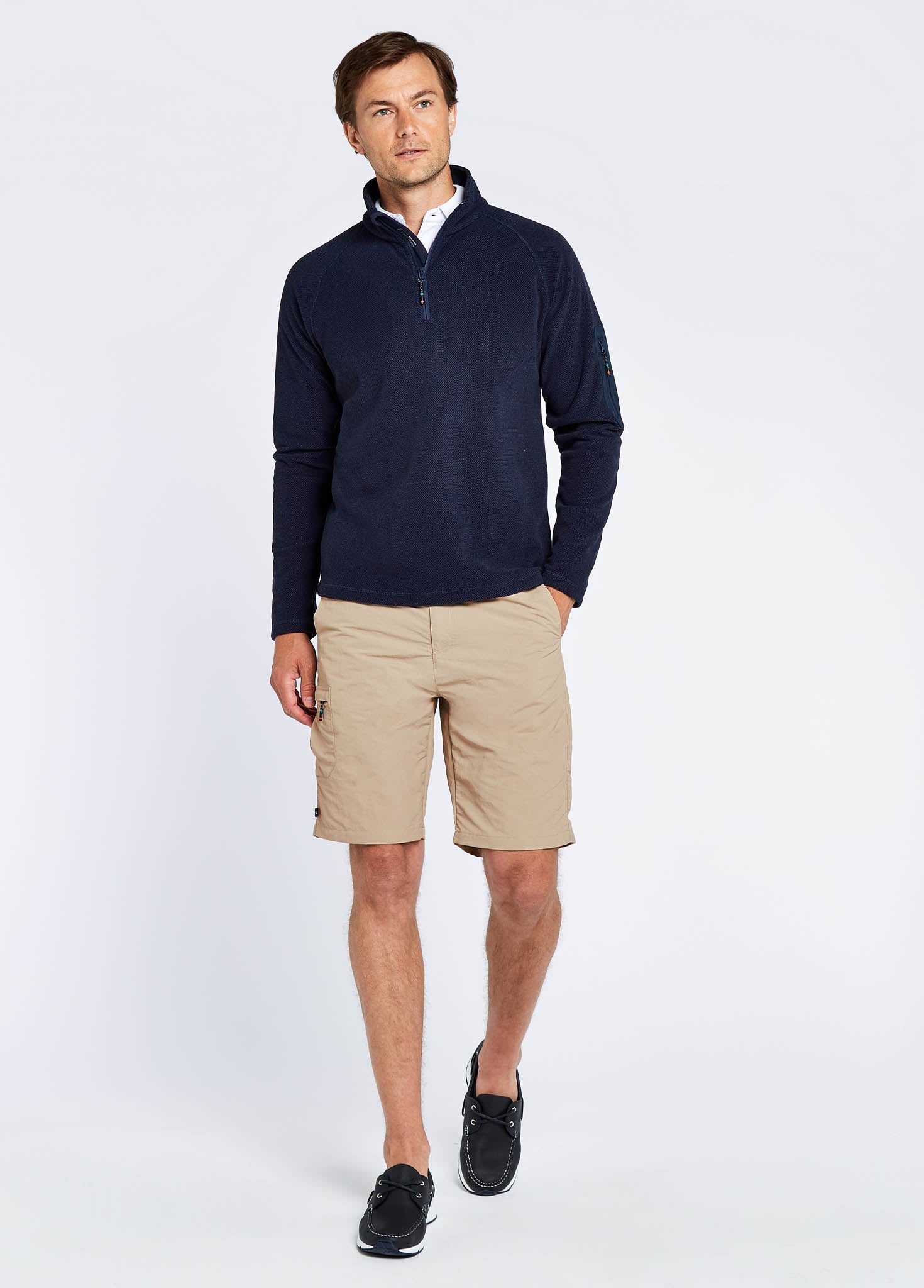 Polaire quart de zip Monaco Homme - Navy