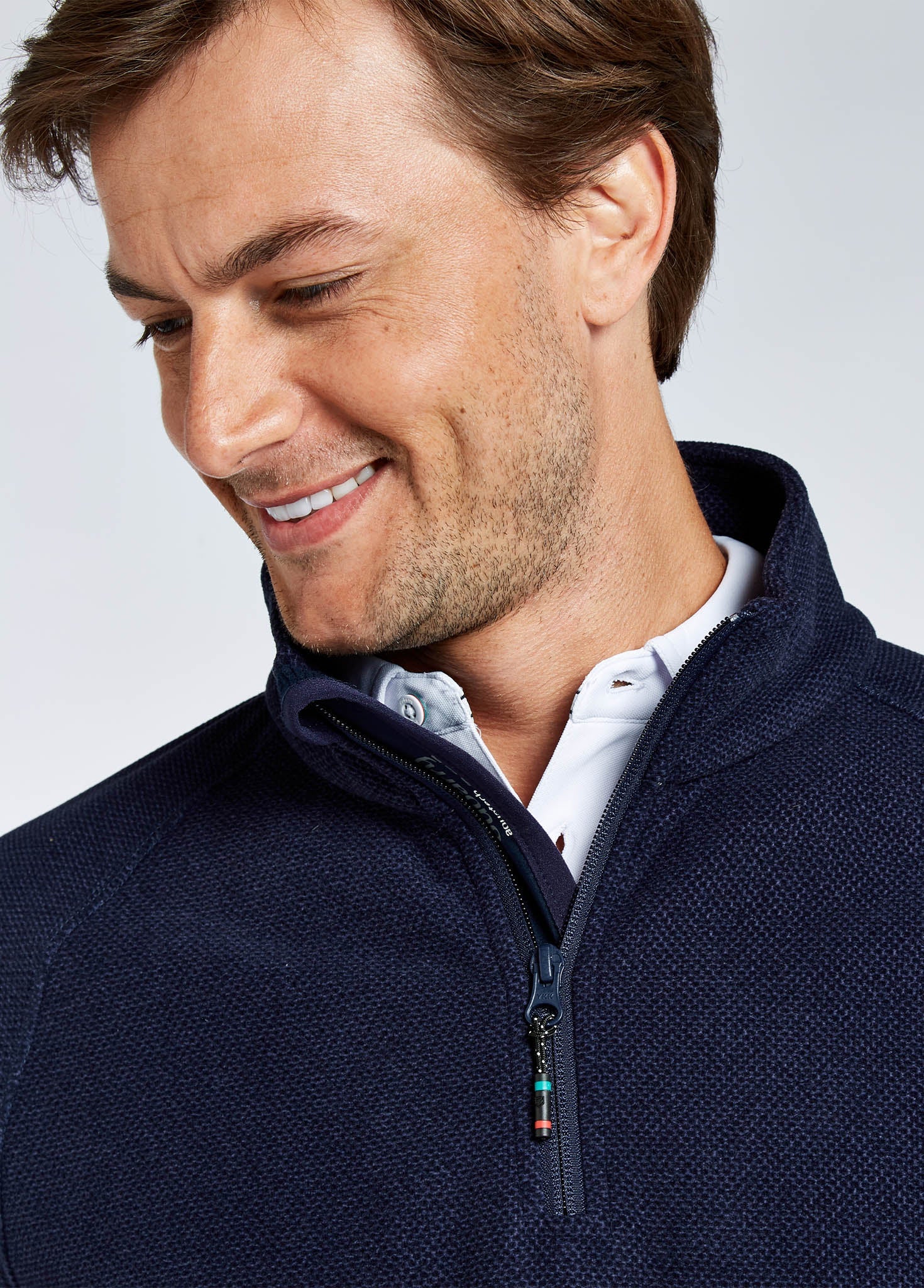 Polaire quart de zip Monaco Homme - Navy