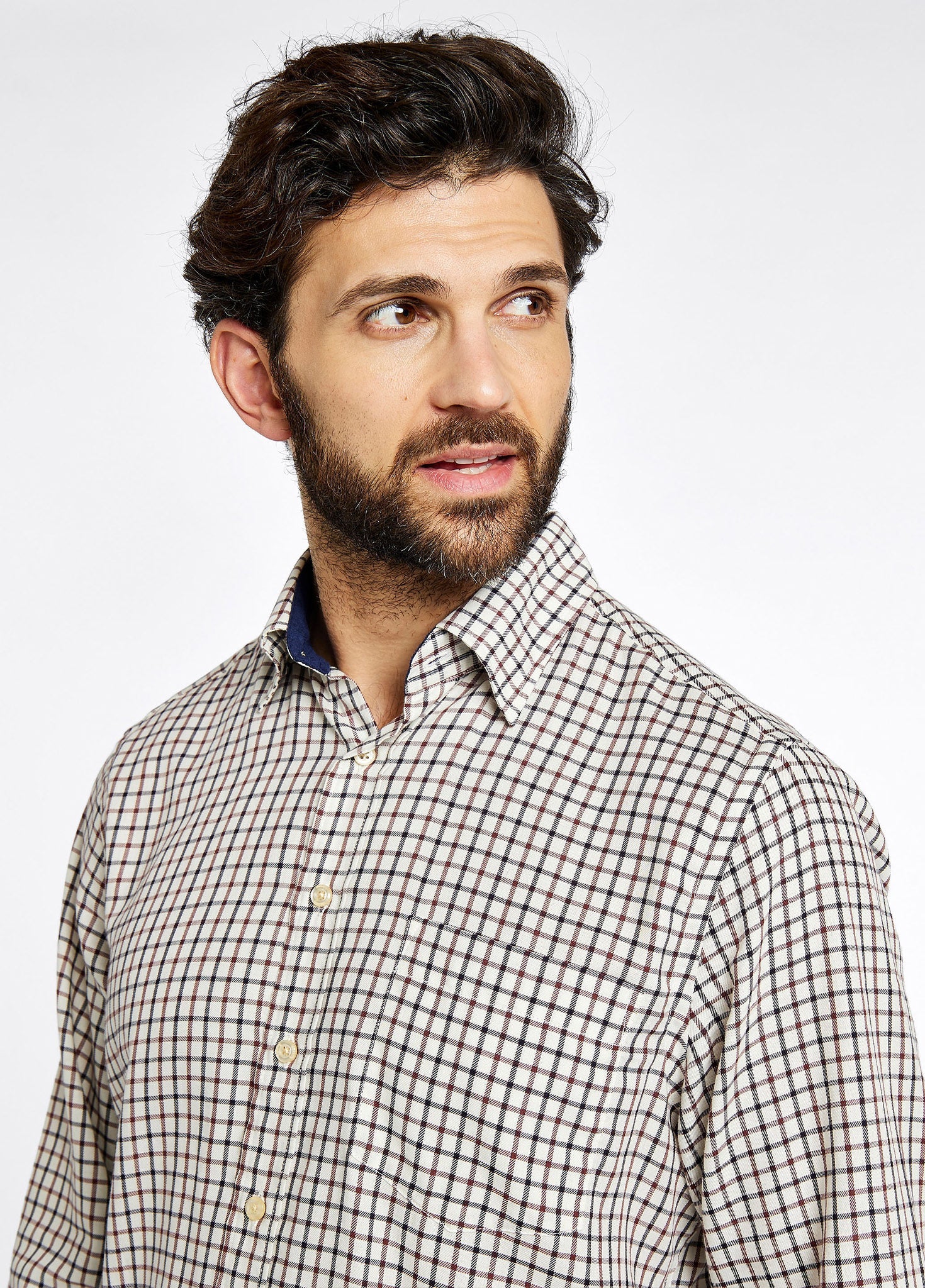 Chemise à carreaux Connell - Ox Blood