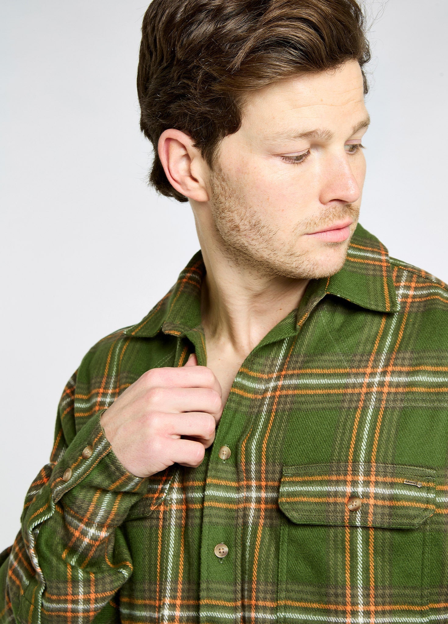 Chemise à carreaux Townley - Olive