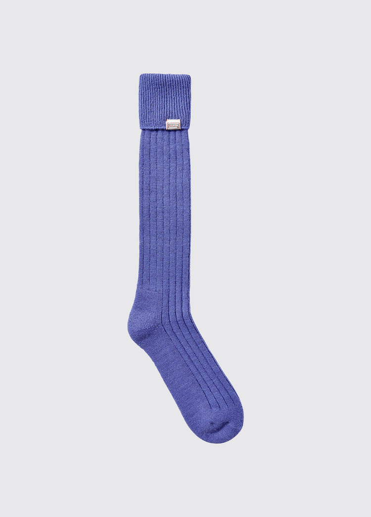 Chaussettes en alpaga -  Blue
