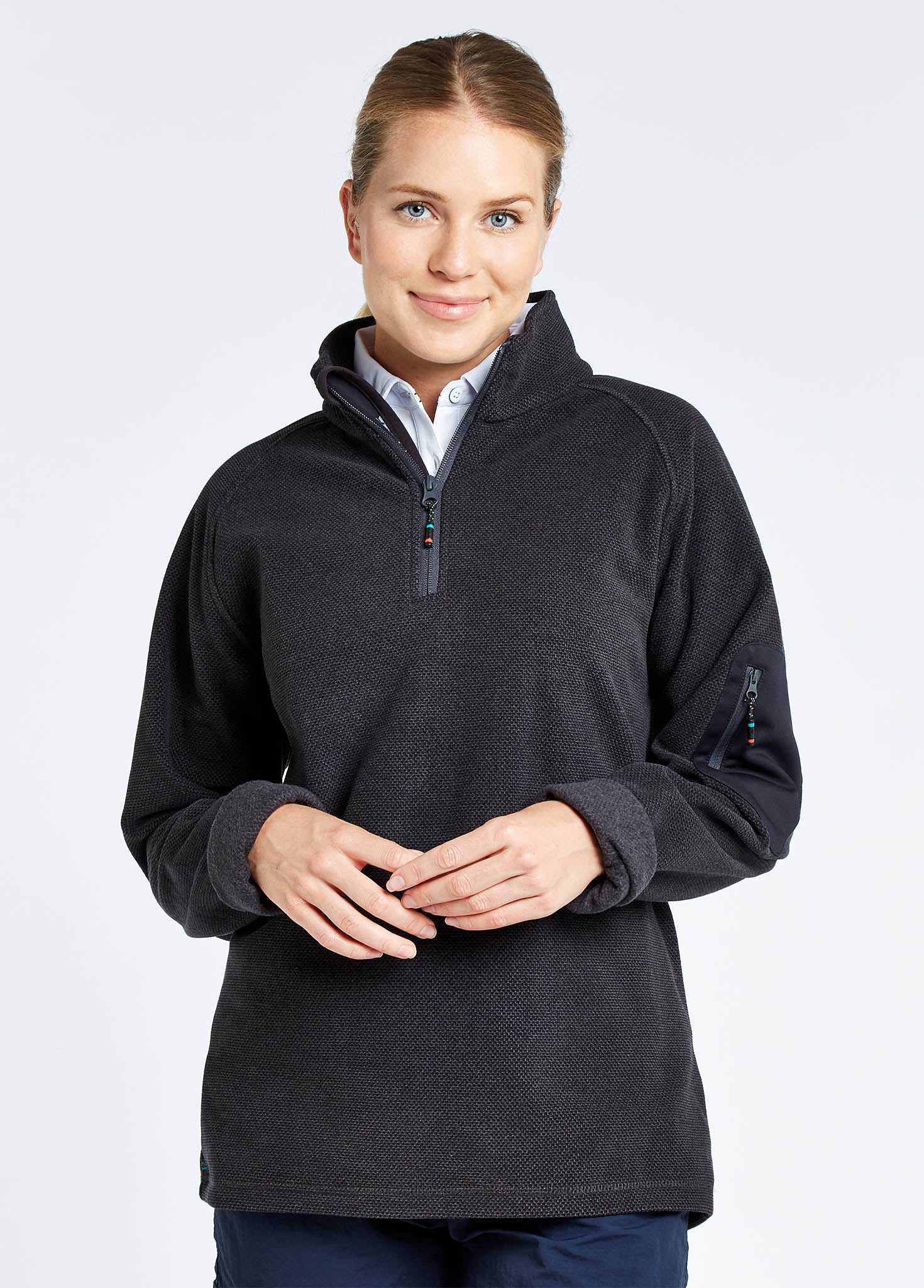 Polaire quart de zip Monaco Femme - Graphite