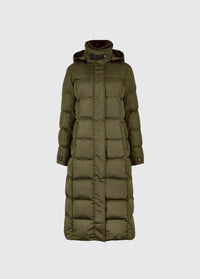 Manteau long en duvet Aldborough - Olive