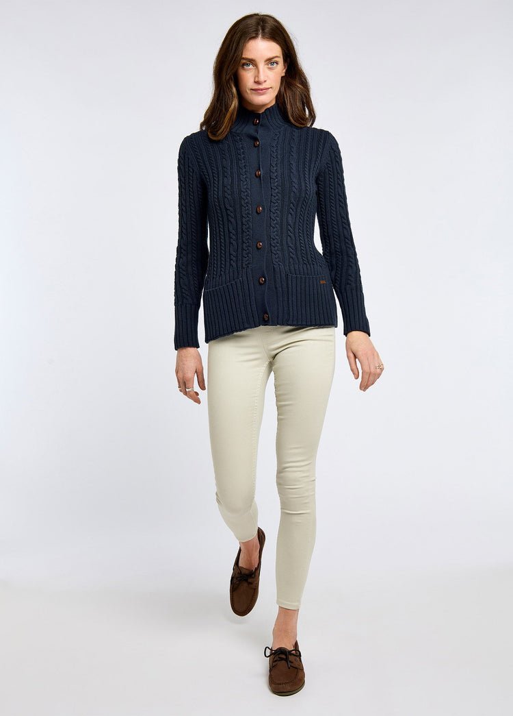 Cardigan de pêcheur Ardrahan - Navy