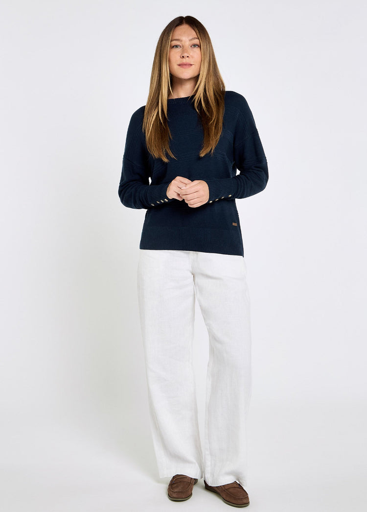 Pull en mélange de bambou Ashfield - Navy