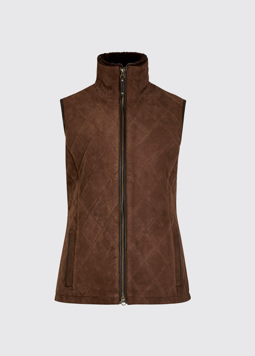 Gilet en suède Ballyhale - Walnut