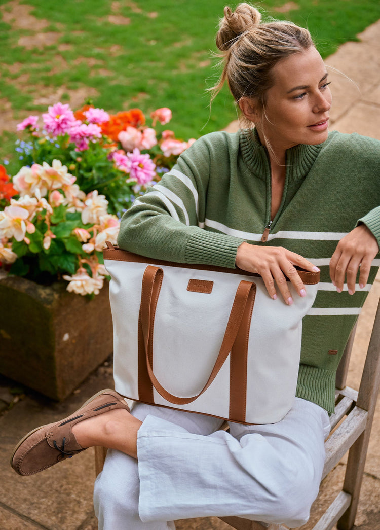 Sac cabas en toile Bencorr - Caramel