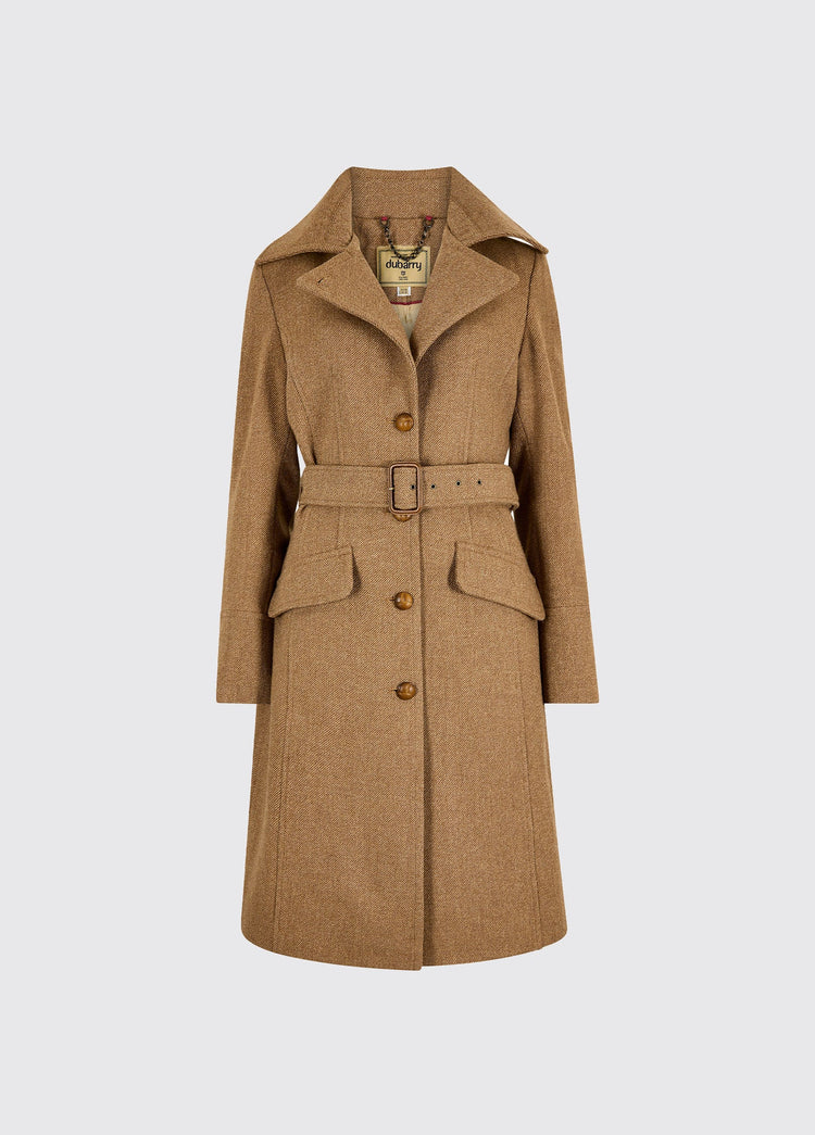 Manteau en tweed Brookvale - Camel Twill