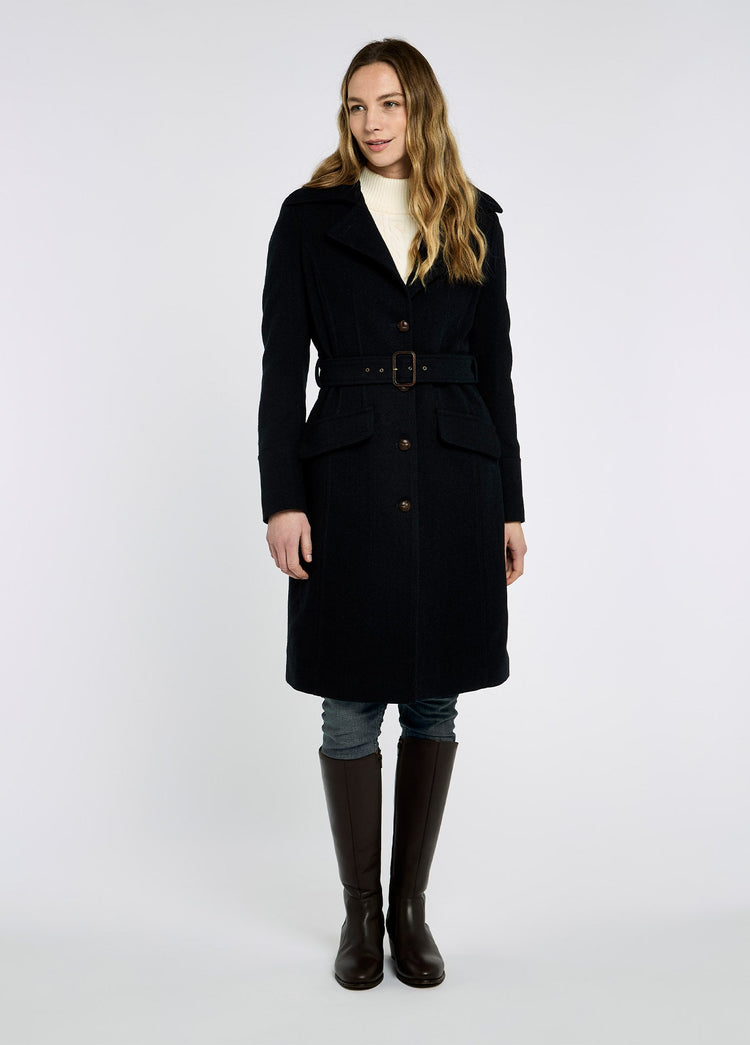 Manteau en tweed Brookvale - French Navy