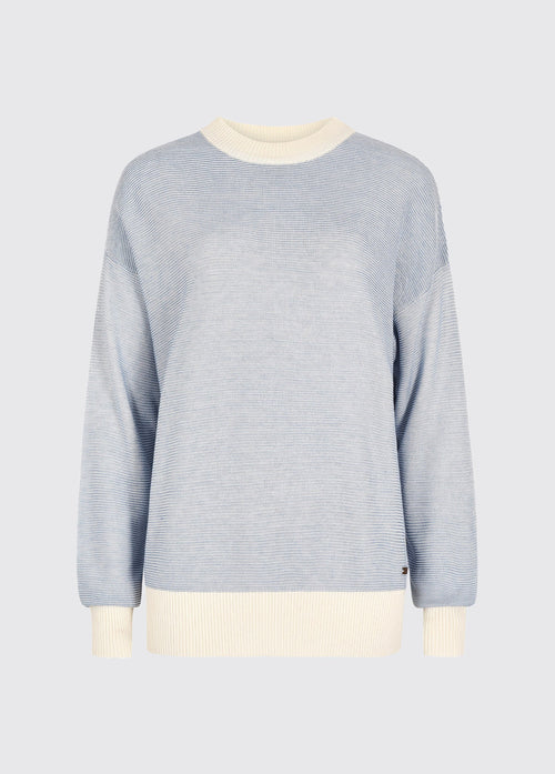 Pull en mélange de bambou Carrick - Dusty Blue