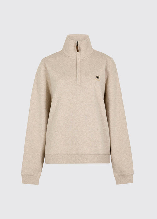 Sweat-shirt à quart de zip Castlemartyr - Bone