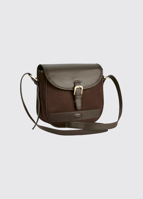 Sac bandoulière en cuir Clara - Mocha