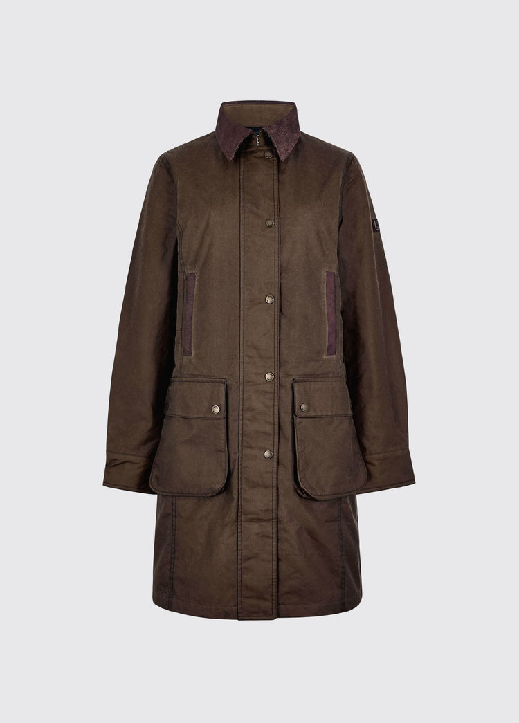 Manteau ciré Clifford - Olive