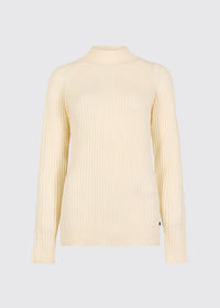 Pull en maille côtelée Corcoran - Chalk