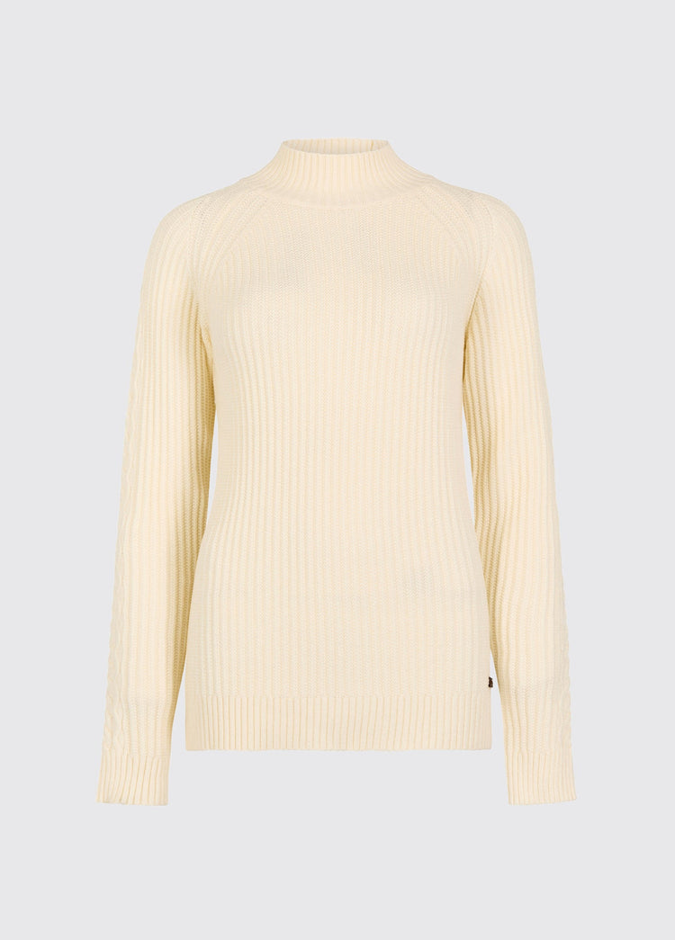 Pull en maille côtelée Corcoran - Chalk