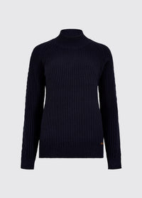Pull en maille côtelée Corcoran - Navy