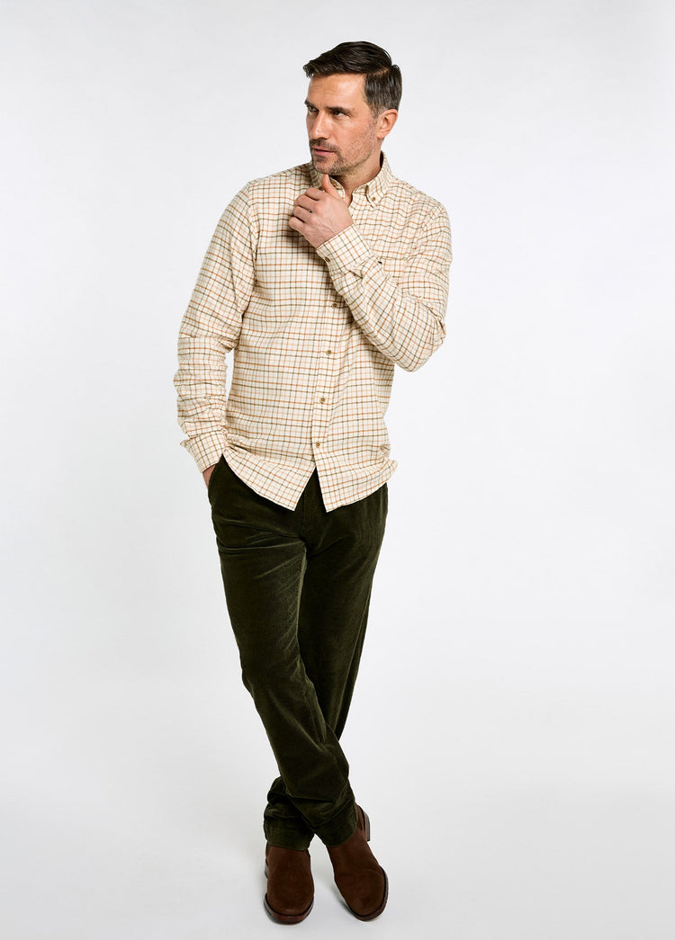 Chemise à carreaux Corrib - Ochre