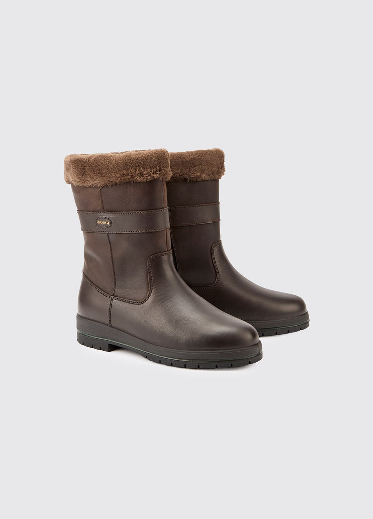 Bottes courtes fourées Foxrock - Mocha