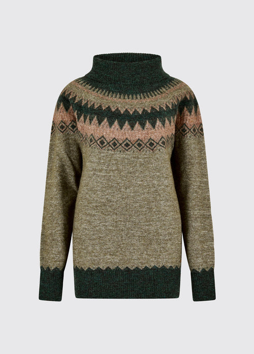 Pull col roulé Devlin - Olive