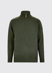 Pull à col zippé Doherty - Olive