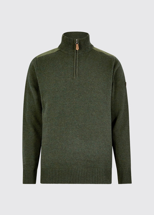 Pull à col zippé Doherty - Olive