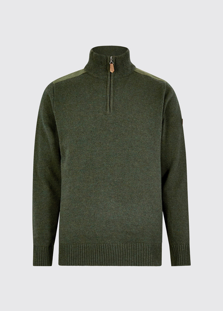 Pull à col zippé Doherty - Olive