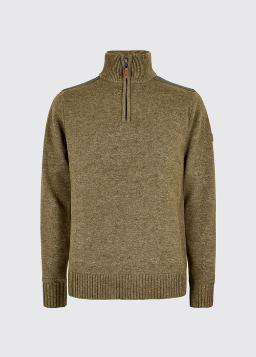 Pull à col zippé Doherty - Dusky Green