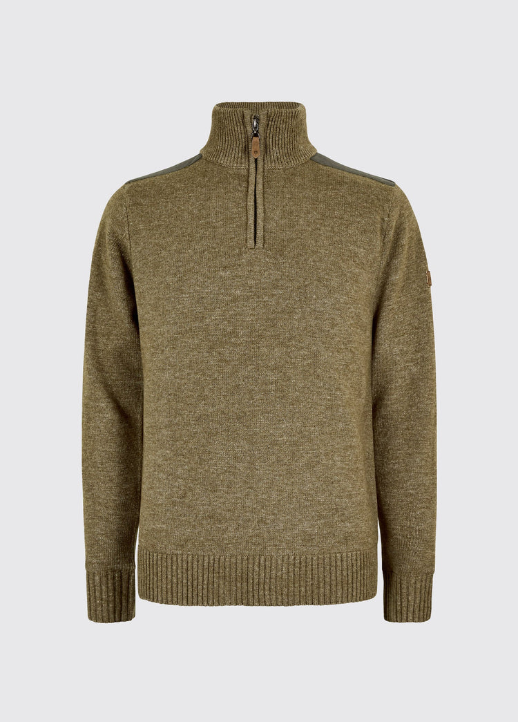 Pull à col zippé Doherty - Dusky Green
