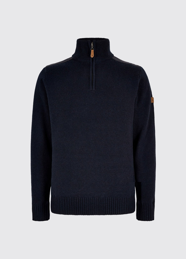 Pull à col zippé Doherty - Navy
