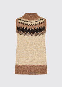 Gilet tricoté Doyle  - Oat Multi