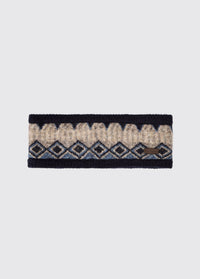 Bandeau tricoté Drumroe - Navy Multi