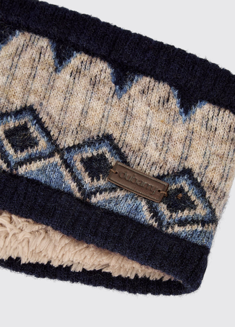Bandeau tricoté Drumroe - Navy Multi