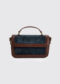 Sac à main en suède et cuir Eadestown - Navy