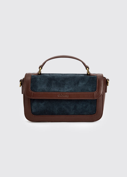 Sac à main en suède et cuir Eadestown - Navy