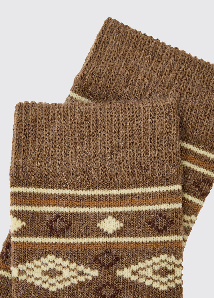 Chaussettes Rolestown Fair Isle Alpaca - Elk