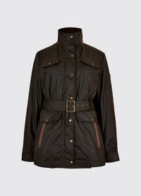 Veste en coton ciré avec ceinture Gandon - Verdigris