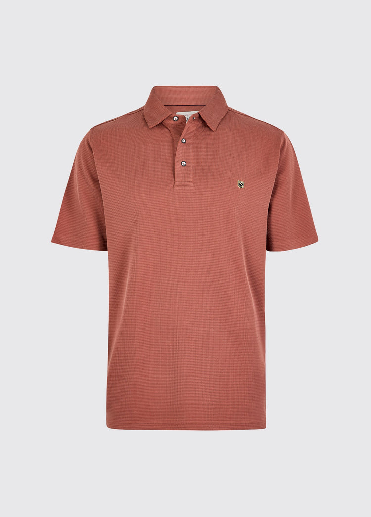 Polo en Tencel™ Modal Gilligan - Rust