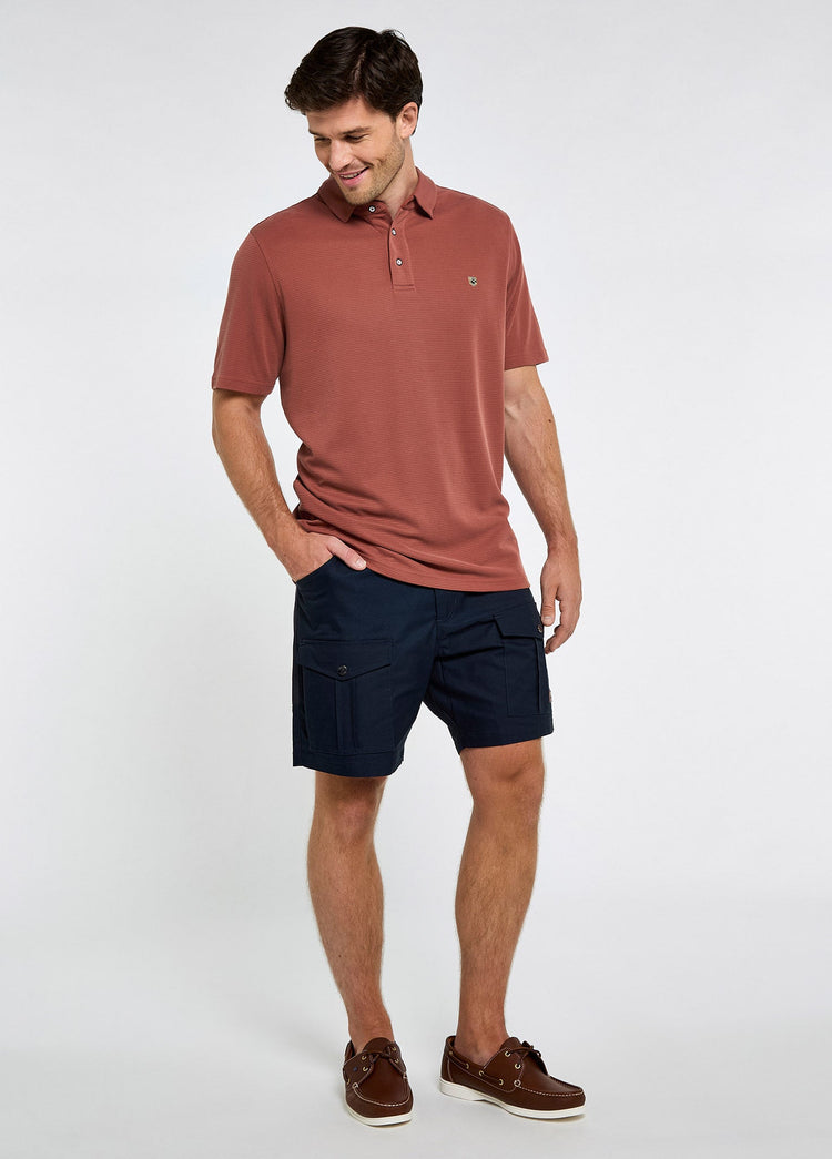 Polo en Tencel™ Modal Gilligan - Rust