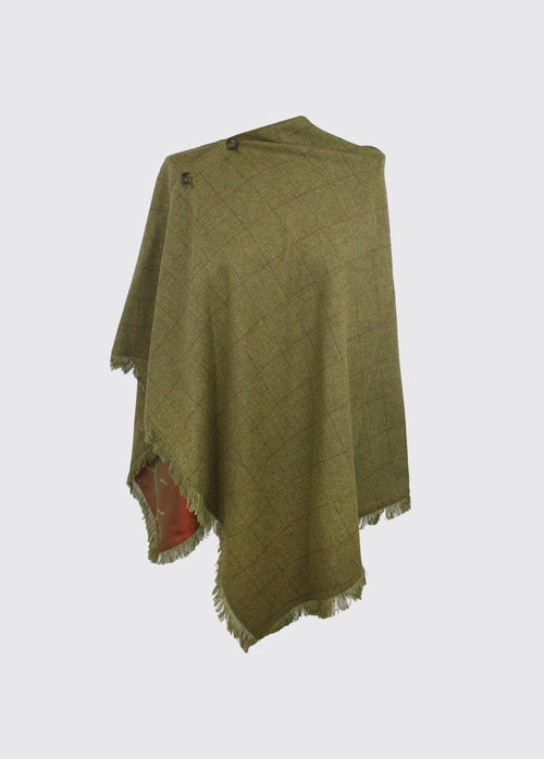 Poncho en Tweed Hazelwood - Beechwood