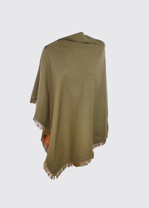 Poncho en Tweed Hazelwood - Plain Oak